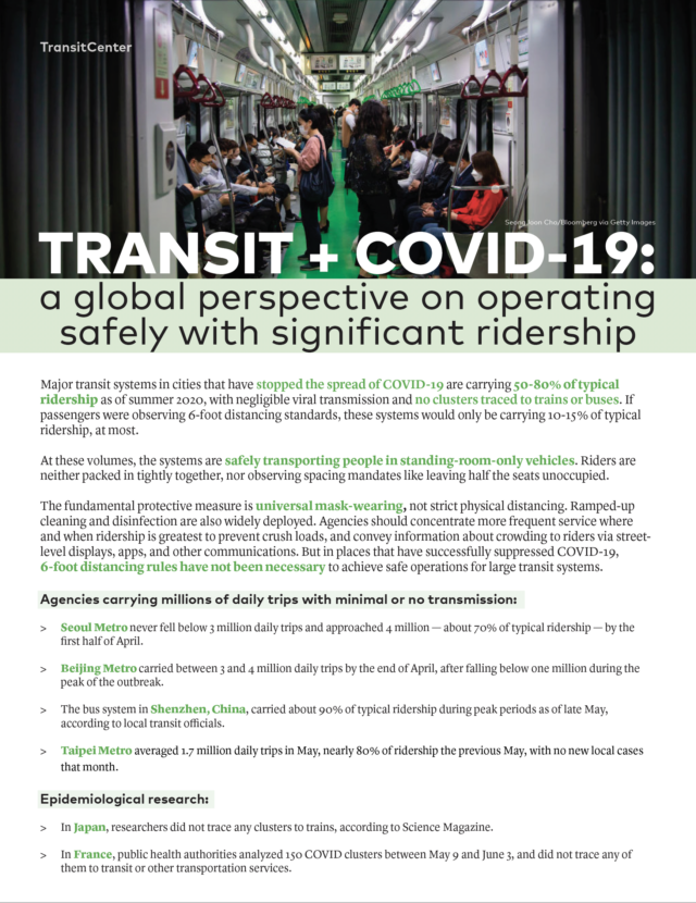 Image for: Transit + COVID-19