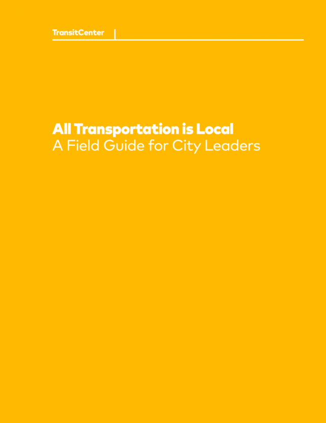 Cover for the All Transportation is Local cover